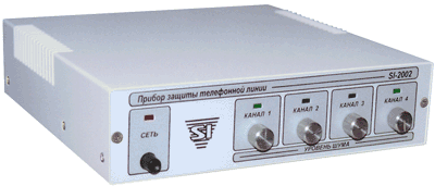 4-х канальный защитный телефонный модуль SI-2002