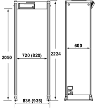 Metal detector PMD2 CEIA 