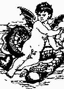 Амур с луком, змей-искуситель, голуби, пробитое стрелой сердце. Художественная татуировка.