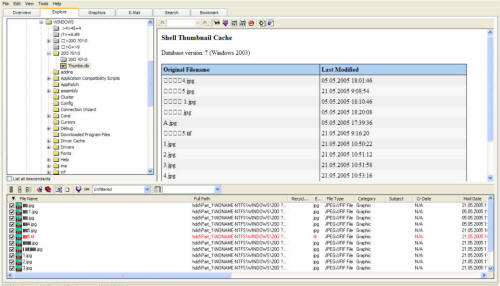 AccessData Forensic Toolkit:      Thumbs.db